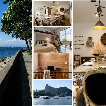 2 Quartos Na Urca Com Vista Para Baia De Guanabara A 700M Pao De Acucar Com Cozinha Completa E Wi-Fi - Bares, Restaurantes E Comercio Local A Poucos Metros ריו דה ז'ניירו מראה חיצוני תמונה