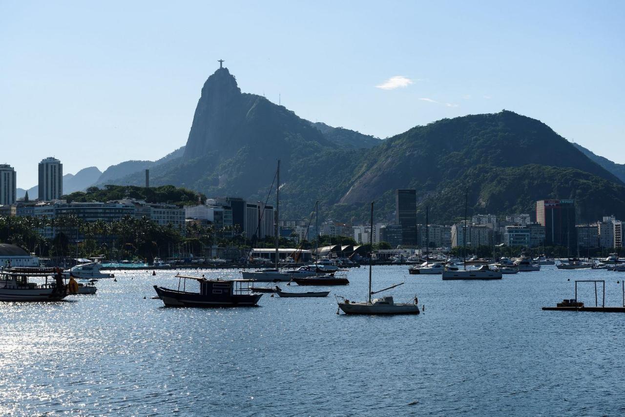 2 Quartos Na Urca Com Vista Para Baia De Guanabara A 700M Pao De Acucar Com Cozinha Completa E Wi-Fi - Bares, Restaurantes E Comercio Local A Poucos Metros ריו דה ז'ניירו מראה חיצוני תמונה