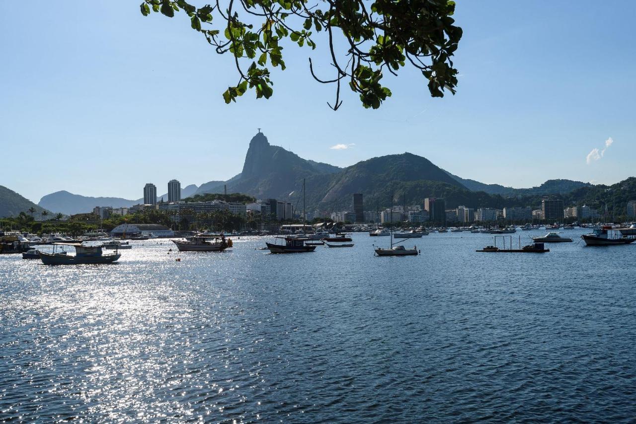 2 Quartos Na Urca Com Vista Para Baia De Guanabara A 700M Pao De Acucar Com Cozinha Completa E Wi-Fi - Bares, Restaurantes E Comercio Local A Poucos Metros ריו דה ז'ניירו מראה חיצוני תמונה