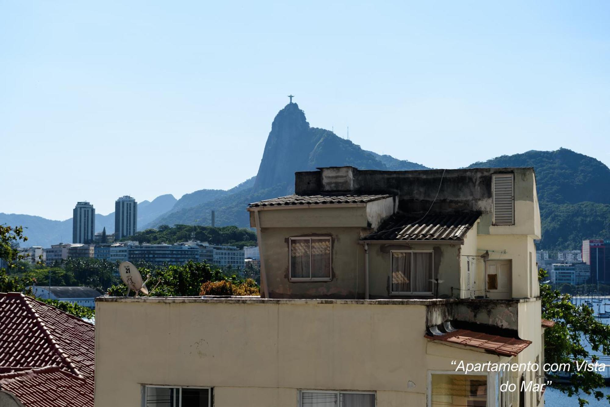 2 Quartos Na Urca Com Vista Para Baia De Guanabara A 700M Pao De Acucar Com Cozinha Completa E Wi-Fi - Bares, Restaurantes E Comercio Local A Poucos Metros ריו דה ז'ניירו מראה חיצוני תמונה